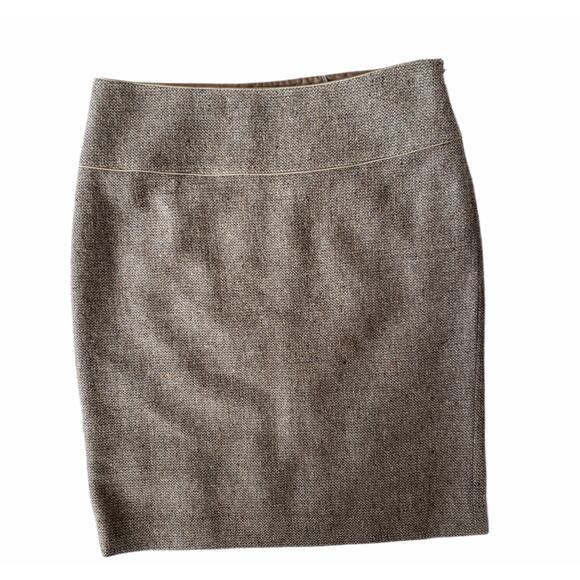 NEW Badgley Mischka Wool Alpaca Pencil Skirt 10 - Picture 1 of 9